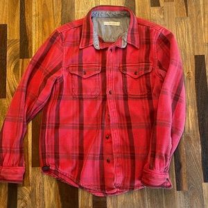 Outerknown - men’s - Blanket Shirt - red - medium